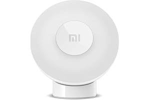 Xiaomi Mi Motion-Activated Night Light 2 Bluetooth, lumière intelligente 3 en 1, détection de mouvement et de lumière, rotation à 360°, connexion Bluetooth, économie d'énergie, version italienne