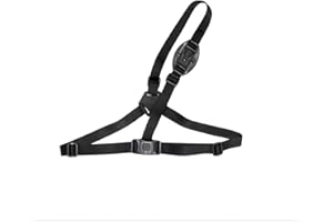 REWIRE SECURITY Left Shoulder Mount For RX5 V2 Body Worn Video CCTV Camera | Ideal for Doorman, SIA Security, Police | Adjustable Strap & Harness | Supports Stabilisation For Clear Footage Recording