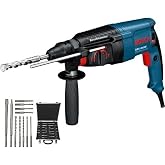 Bosch Gbh 2-26 Dre Professional Crusher-Piercing Drill 800W Sds-Plus Drill Bit And Chisel Set 1