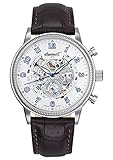 Ingersoll Herren Analog Automatik Uhr mit Leder Armband IN7218WH