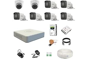 Clocite HIKVISION 8 DVR 5MP 2 6 ( / ) + 2TB HDD + (1+3) 8 CH + BNC DC