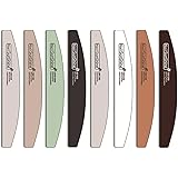 Lime unghie professionali multifunzione Set di Lima Unghie a doppia faccia 80/100/120/150/180/240/1000/4000 grit Manicure Buf
