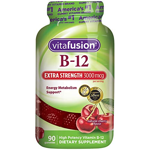 Vitafusion Extra Strength B12 Gummies, 90 Count