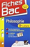 Fiches Bac Philosophie Tle L,ES,S: Fiches de cours - Terminale séries générales