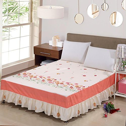 Bed skirt bedspread cotton single double bed cover-H 150x200cm(59x79inch)