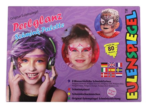 Preisvergleich Produktbild Eulenspiegel 208021 - Perlglanz Schmink-Palette