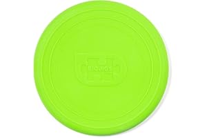 Bigjigs Toys Frisbee Flying Disc (Meadow Green) - Silicone Frisbee For Kids, Quality Flying Saucers, Beach Toys & Garden Toys, Holiday Toys For Toddlers