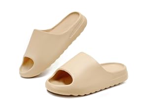 FOINLEDR Klapki kąpielowe dla kobiet i mężczyzn, z pianki EVA, super miękkie kapcie kąpielowe, klapki na otwartych palcach, antypoślizgowe, do użytku wewnątrz i na zewnątrz, klapki na lato