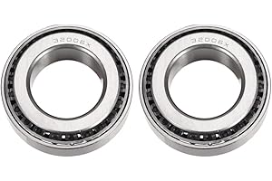 PATIKIL 32006X 30mm Foro 55mm DE 17mm Spessore Conico Rulli Cuscinetto Cono e Coppa Impostare, 2pz