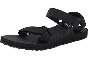 Teva Tanza, Sandalias universales Originales para Hombre, diseño de Mosaico, Color Negro, Talla 8 M