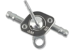 Wai Danie 6mm 1/4" Robinet de réservoir d'essence Petcock Interrupteur On-Off Inline pour 50cc 70cc 90cc 100cc 110cc 125cc 150cc Scooter Pit Quad Dirt Bike Go Kart ATV