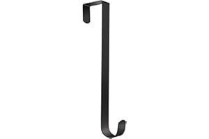 ELCOHO Christmas Wreath Hangers Metal Wreath Hook Over the Door Wreath Hanger Hanging Hook