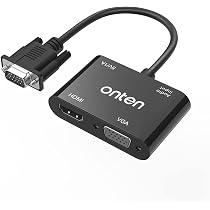 HDMI VGA Adapter, Onten VGA Splitter 
