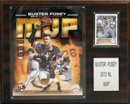 MLB San Francisco Giants Buster Posey 2012 MVP Player Plaque