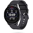 Green Lion GT-FIT Smart Watch - BT V5.3, Heart Rate and Sleep Monitoring, Multiple Sports Modes, IP68 Waterproof Protection, Always-On HD Display, Long Battery Life and Music Control (Black)