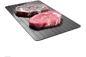 Plateau de Décongélation,Plateau de Dégivrage Rapide Aliments Congelés Plaque de Dégivrage Planche à Viande en Aluminium pour Cuisine à Domicile 30 * 20CM