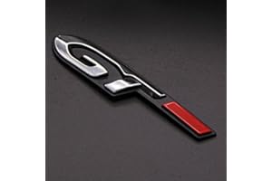 Autophoton Emblema Adesivo per Auto Peugeot 3008 5008 GT 2016-2020, Metallo, Nero, Laterale