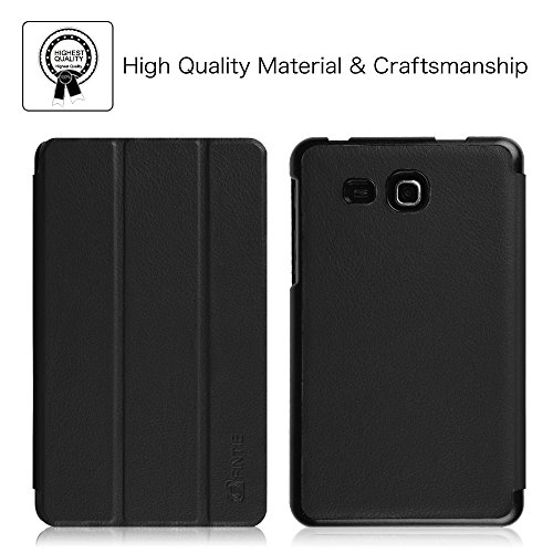 Fintie Samsung Galaxy Tab A 7.0 Hülle – Ultra Schlank Superleicht Ständer Slim Shell Case Cover Schutzhülle Etui Tasche für Samsung GALAXY Tab A 7.0 Zoll SM-T280 / SM-T285 Tablet (2016 Version), Schwarz - 3