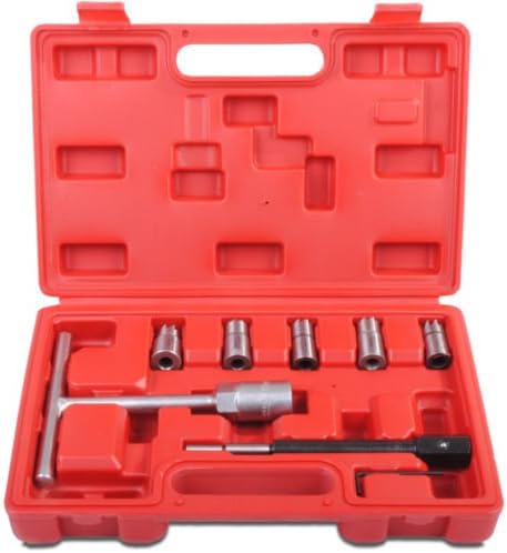 D2B New 7PC Diesel Injector Seat Cutter Set Cleaner Carbon Remover Tools Kit
