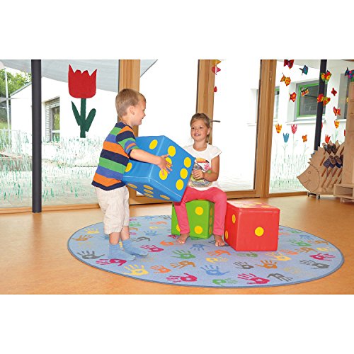 Eduplay 110239 30 x 30 x 30 cm Red Soft Cube Game