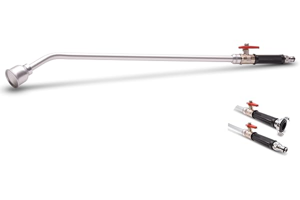 GRK/S 800 Pistolet d'arrosage professionnel | Arroseur | Douchette de jardin | Lance d'arrosage | Entièrement en métal | Raccord enfichable et accouplement à griffes