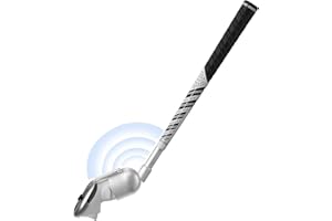 BRICOK VR Golf Club Attachment for Meta Oculus Quest 3/Meta Quest 3S, Unblock Signal Aluminum VR Golf Club Attachment Non-Slip VR Golf Handle Grip for Golf + For Right Controller