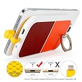 【ADHESIVO A SU TELÉFONO】: Copas de Succión Octopus Hacerlo Attachable.9mm Short Built-in Plug. Libre de cables largos y sucios.