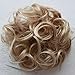 PRETTYSHOP Hairpiece Hair Rubber Scrunchie Scrunchy Updos, VOLUMINOUS, Curly or Messy Bun, Different Colors Available G10E