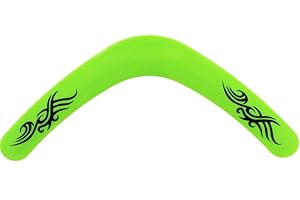 Blue Frog Toys 40cm Neon Colour Boomerang Toy - Sold Individually in Random Colour