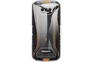 Auotu Case with Camera Protection Soft TPU Silicone Case Cover for Doogee S41 / Doogee S41 Pro Smartphone (Transparent)