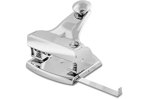 KORNET & HAHN 1971 Kornet & Hahn Conception Perforatrice de bureau 2 trous en Métal, Chromé, Capacité de 30 Feuilles