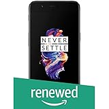 (Renewed) OnePlus 5 (Black 8GB RAM + 128GB Memory)