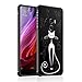 Produktbild Xiaomi Mi Mix Hülle, Chreey [Avantgarde Serie] 3D Gemalt Erleichterung Weich TPU Silikonhülle Kratzfeste Bumper Case Schutzhülle Soft Backcover [Weiße Katze]