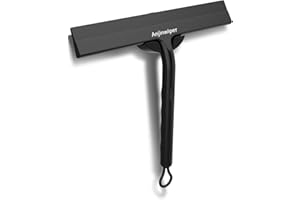 Anjinwiper Tergivetro per Doccia Silicone,Senza Foratura,Tira Acqua da Doccia Pulisci Doccia Vetro, Bagno e Specchi