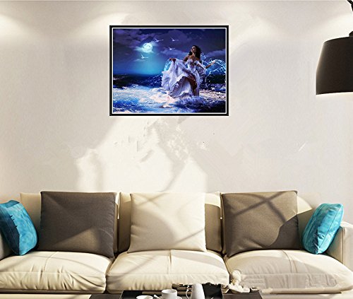 Igemy 30 * 40cm 5D Stickerei Gemälde Rhinestone geklebt DIY Diamant Malerei Kreuzstich (E) - 4