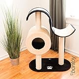 Kratzbaum ZORA 101cm creme/schwarz