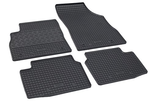 Preisvergleich Produktbild Gummifußmatten passgenau fahrzeugspezifisch Automatten Gummimatten rutschfest Schwarz - RIGUM - RIG0TX458