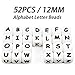 Produktbild Alphabet Letters Bulk Silikonperlen DIY Machen Sie Ihr eigenes Kit Personalisierte BPA Frei Würfel Baby Kinderkrankheiten Kauen (UK-26Letters-2)