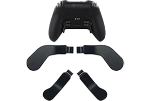 PEIXIONG 4 Pack Elite Controller Paddles pour Xbox Elite 2 Controller Paddles,Acier Inoxydable Elite Core Controller Paddle pour Xbox One Elite Controller Series 2,Elite Series 2 Core Controller (Noir)