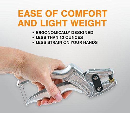 Woodruff Industries – 3-in-1: Leder-Locher, Ösen Einsetzer und Druckknopfzange – Heim-und Handwerker – Multi-große Löcher in Runde 1,2,3,4,5,6mm-Beste Qualität-Garantie von Woodruff Industries - 8