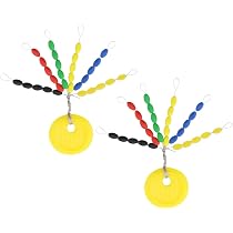 10 Sets De Bouchons De Flotteur OTOTEC - Caoutchouc Ovale Multicolore - Pour Pêche Positionnement