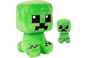 IOSCDH Mine-Craft Peluche,26 Cm Juguete de Peluche Creeper,Mine-Craft Decoraciones Creeper,Creeper Verde de Felpa,Creeper Fan Regalos, Mine-Craft de Felpa para los niños