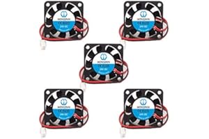 WINSINN 40-mm-Lüfter, 24 V, Ender 3-Lüfter-Upgrade, 24-Volt-Lüfter, 4010-Hydrauliklager, funktioniert mit Ender 3 Pro 3X CR-10S (5er Pack)
