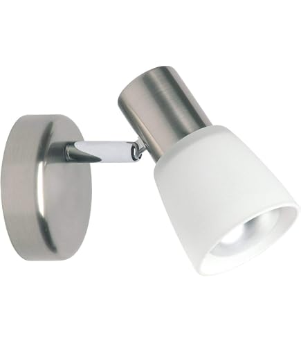Brilliant Bente: Applique O Spot Da Parete Orientabile, Colore Ruggine, Per Lampade PAR51 GU10 (Non Incluse)