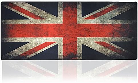 Mouse Pad Laptop Pad Keyboard Pad Gaming Mouse Pad Laptop Mouse Pad, NMKJ Keyboard Mat Laptop Mat Gaming Mouse Mat, Large Size Mouse Pad with Rubber Base for Mouse Laptop &amp; Keyboard- British Flag