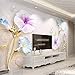 Produktbild 3D Geprägte Schmuck Morning Glory Murals Benutzerdefinierte Europäischen Stil 8D Tapete Wohnzimmer Tv Hintergrund Wand Dekoration Wandbild (W)350x(H)250cm
