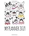 Produktbild My  Planner 2019: Doggy Cover Weekly Planner 2018 - 2019: 12 Month Agenda - Calendar, Organizer, Notes & Goals (Weekly and Monthly Planner 8 x10 inches 135 pages)