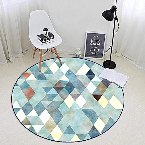 Preisvergleich Produktbild KIMSAI Runder Garderoben-Teppich-Wohnzimmer-Schlafz... Moderner Computer-Stuhl-Hängende Korb-Matte 120 * 120Cm,B