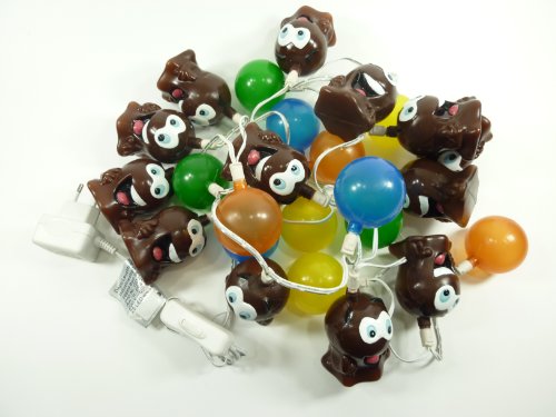 Preisvergleich Produktbild SONDERPREIS: LED Lichterkette Schokoküsse 25 flammig Dekoleuchten