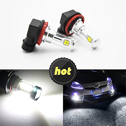 Bombillas Canbus LED Cree de 6000 K 80 W de alta potencia, para focos antiniebla, blanca, 2 unidades